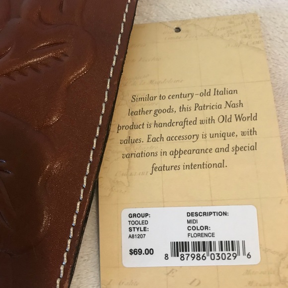 Patricia Nash TOOLED MIDI TECH ACCESSORY CASE - Picture 4 of 5